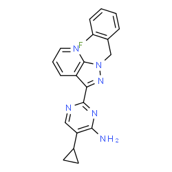 ChemSpider 2D Image | BAY 41-2272 | C20H17FN6