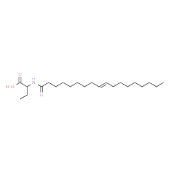 ChemSpider 2D Image | 2-[(9E)-9-Octadecenoylamino]butanoic acid | C22H41NO3