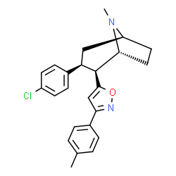 ChemSpider 2D Image | RTI-336 FREE BASE | C24H25ClN2O