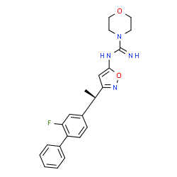 ChemSpider 2D Image | Rimacalib | C22H23FN4O2