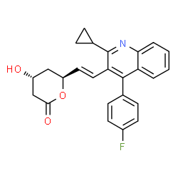 ChemSpider 2D Image | Pitavastatin Lactone | C25H22FNO3