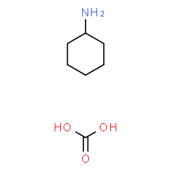 ChemSpider 2D Image | Cyclohexylamine carbonate | C7H15NO3