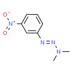 ChemSpider 2D Image | Triazene, 3,3-dimethyl-1- (m-nitrophenyl)- | C8H10N4O2