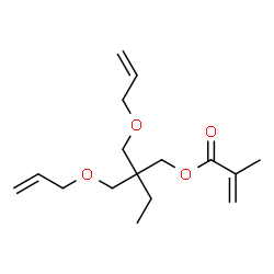 ChemSpider 2D Image | 2,2-Bis[(allyloxy)methyl]butyl methacrylate | C16H26O4
