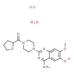ChemSpider 2D Image | Terazosin monohydrochloride dihydrate | C19H28ClN5O5
