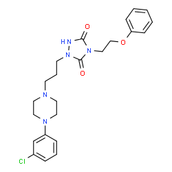 ChemSpider 2D Image | BMS-180492 | C23H28ClN5O3