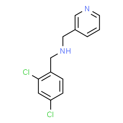 ChemSpider 2D Image | [(2,4-dichlorophenyl)methyl](pyridin-3-ylmethyl)amine | C13H12Cl2N2