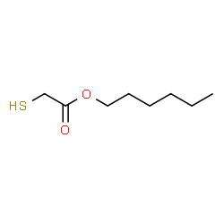 ChemSpider 2D Image | hexyl mercaptoacetate | C8H16O2S