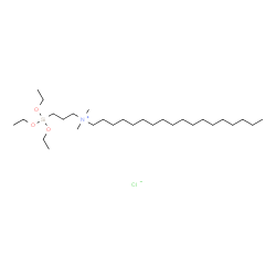 ChemSpider 2D Image | TRIETHOXYSILYLPROPYL STEARDIMONIUM CHLORIDE | C29H64ClNO3Si