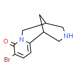 ChemSpider 2D Image | 5-Bromo-7,11-diazatricyclo[7.3.1.0~2,7~]trideca-2,4-dien-6-one | C11H13BrN2O