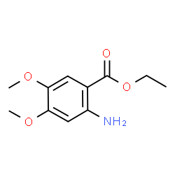 ChemSpider 2D Image | ETHYL 2-AMINO-4,5-DIMETHOXYBENZOATE | C11H15NO4