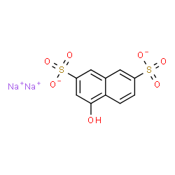 ChemSpider 2D Image | Disodium 4-hydroxy-2,7-naphthalenedisulfonate | C10H6Na2O7S2