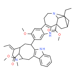 ChemSpider 2D Image | Methyl (4xi,5xi)-12-methoxy-13-[(19Z)-17-methoxy-17-oxovobasan-3-yl]ibogamine-18-carboxylate | C43H52N4O5