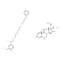 ChemSpider 2D Image | Salmeterol-fluticasone | C50H68F3NO9S