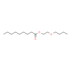 ChemSpider 2D Image | 2-Butoxyethyl nonanoate | C15H30O3