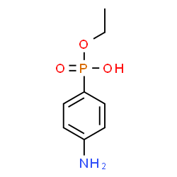 ChemSpider 2D Image | Ethyl hydrogen (4-aminophenyl)phosphonate | C8H12NO3P