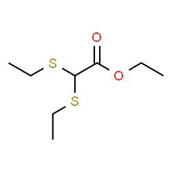 ChemSpider 2D Image | ETHYL BIS(ETHYLTHIO)ACETATE | C8H16O2S2