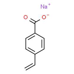 ChemSpider 2D Image | Sodium 4-vinylbenzoate | C9H7NaO2