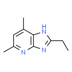 ChemSpider 2D Image | 2-Ethyl-5,7-dimethyl-1H-imidazo[4,5-b]pyridine | C10H13N3
