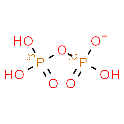 ChemSpider 2D Image | Trihydrogen (~32~P_2_)diphosphate | H3O732P2