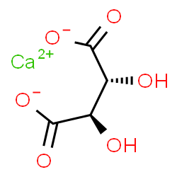 ChemSpider 2D Image | L-tartaric acid calcium salt | C4H4CaO6