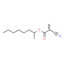 ChemSpider 2D Image | 2-Octyl cyanoacrylate | C12H19NO2