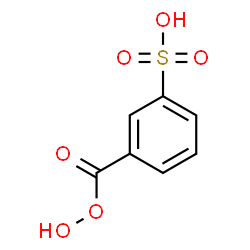 ChemSpider 2D Image | 3-Sulfobenzenecarboperoxoic acid | C7H6O6S
