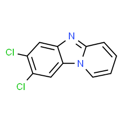 ChemSpider 2D Image | 7,8-Dichloropyrido[1,2-a]benzimidazole | C11H6Cl2N2