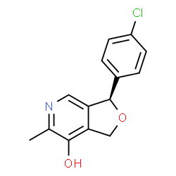 ChemSpider 2D Image | (R)-(-)-Cicletanine | C14H12ClNO2