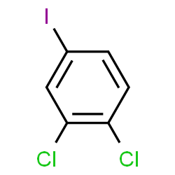 ChemSpider 2D Image | 3,4-Dichloroiodobenzene | C6H3Cl2I