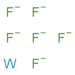 ChemSpider 2D Image | tungsten hexafluoride | F6W