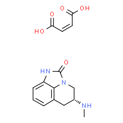 ChemSpider 2D Image | PNU-95,666 maleate | C15H17N3O5