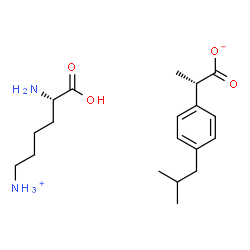 ChemSpider 2D Image | Dexibuprofen lysine | C19H32N2O4