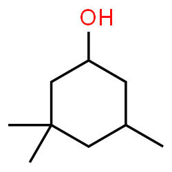 ChemSpider 2D Image | 3,3,5-Trimethylcyclohexanol | C9H18O