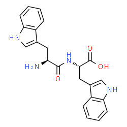 ChemSpider 2D Image | L-Tryptophyl-L-tryptophan | C22H22N4O3