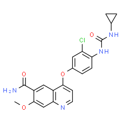 ChemSpider 2D Image | Lenvatinib | C21H19ClN4O4