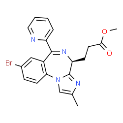 ChemSpider 2D Image | Remimazolam | C21H19BrN4O2