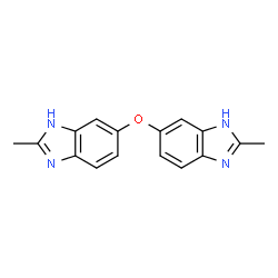 ChemSpider 2D Image | 6,6'-Oxybis(2-methyl-1H-benzimidazole) | C16H14N4O