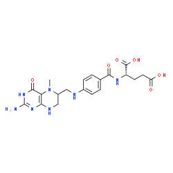 ChemSpider 2D Image | 5-methyltetrahydrofolic acid | C20H25N7O6
