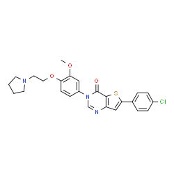 ChemSpider 2D Image | GW-803430 | C25H24ClN3O3S