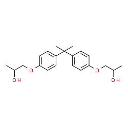ChemSpider 2D Image | Isopropylidenediphenoxypropanol | C21H28O4