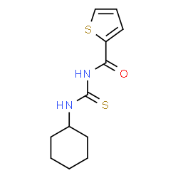ChemSpider 2D Image | N-(Cyclohexylcarbamothioyl)-2-thiophenecarboxamide | C12H16N2OS2
