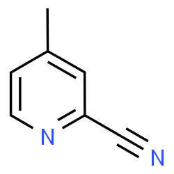 ChemSpider 2D Image | 4-Methyl-2-pyridinecarbonitrile | C7H6N2