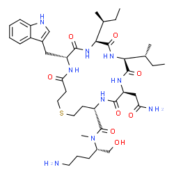 ChemSpider 2D Image | Barusiban | C40H63N9O8S