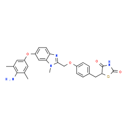 ChemSpider 2D Image | M17ILL71MC | C27H26N4O4S