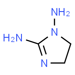 ChemSpider 2D Image | 4,5-dihydroimidazole-1,2-diamine | C3H8N4