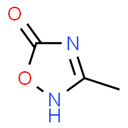 ChemSpider 2D Image | 3-Methyl-1,2,4-oxadiazol-5(2H)-one | C3H4N2O2