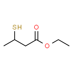ChemSpider 2D Image | Ethyl 3-mercaptobutyrate | C6H12O2S