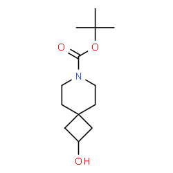 ChemSpider 2D Image | tert-butyl 2-hydroxy-7-azaspiro[3.5]nonane-7-carboxylate | C13H23NO3