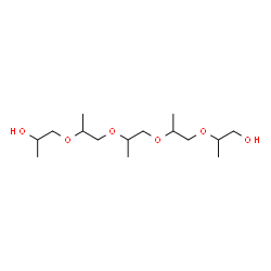 ChemSpider 2D Image | 2,5,8,11-Tetramethyl-3,6,9,12-tetraoxapentadecane-1,14-diol | C15H32O6